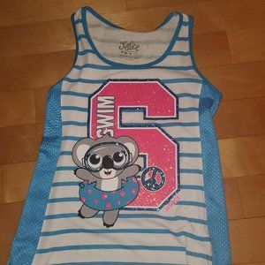 Justice Koala Swim Tank Top size 12